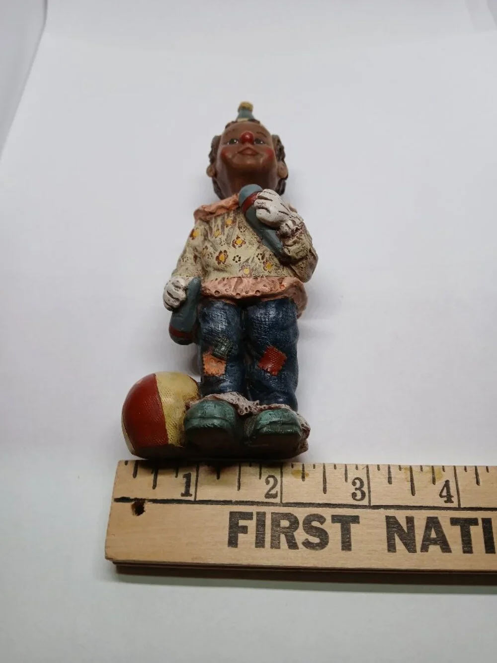 Vintage Sarah's Attic Black Heritage Collection resin clown figurine 